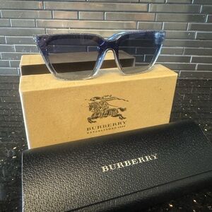 Burberry Blue Gradient Sunglasses